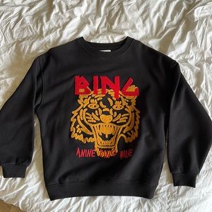 ANINE BING sweatshirt - Tiger Sweatshirt Chenille